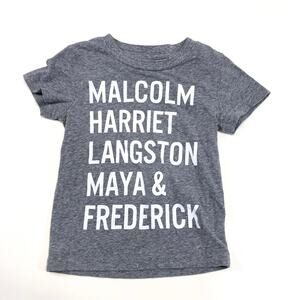 AFRICAN AMERICAN HISTORY GREATS TEE SIZE 2T